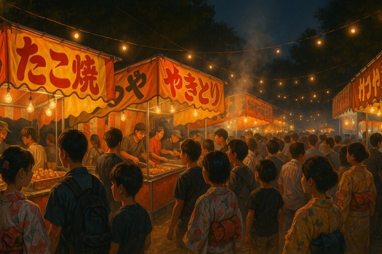 屋台の画像