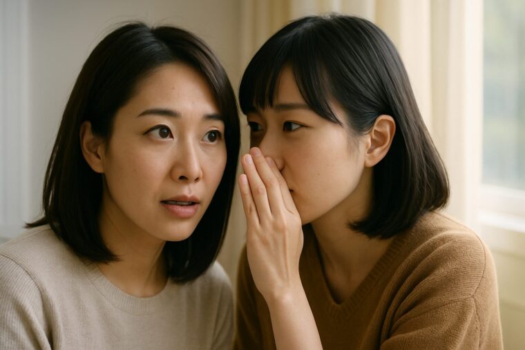 噂話をする女性達